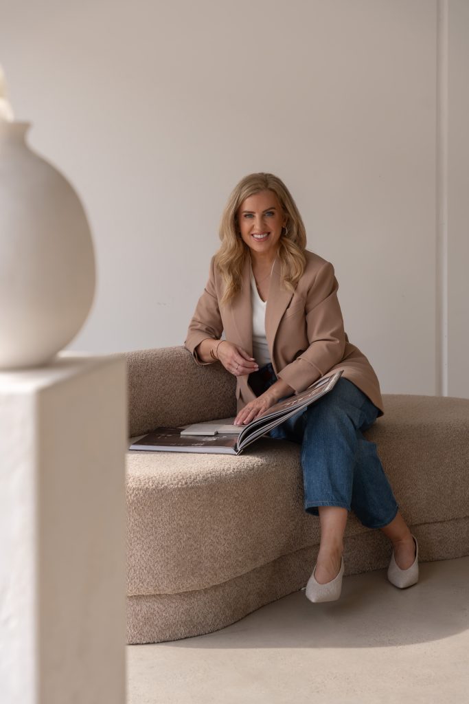 Mary, interior designer and founder of Lúrae Studio, based in Melbourne's inner west